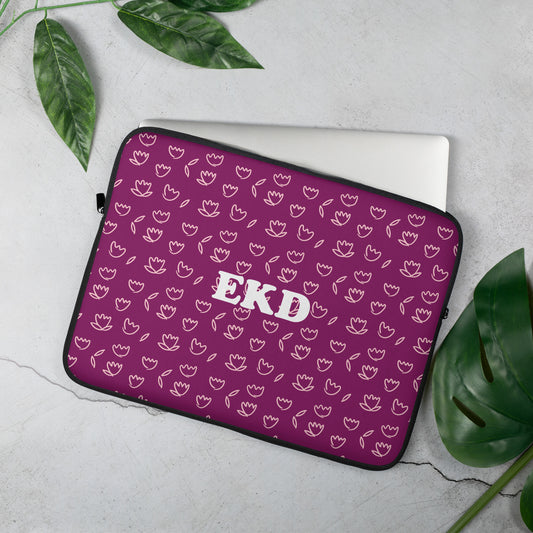 Personalized EKD laptop sleeve